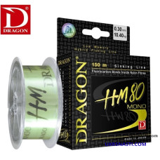Леска Dragon HM80 Pro диаметр 0,16мм размотка 50м светло-зелёная